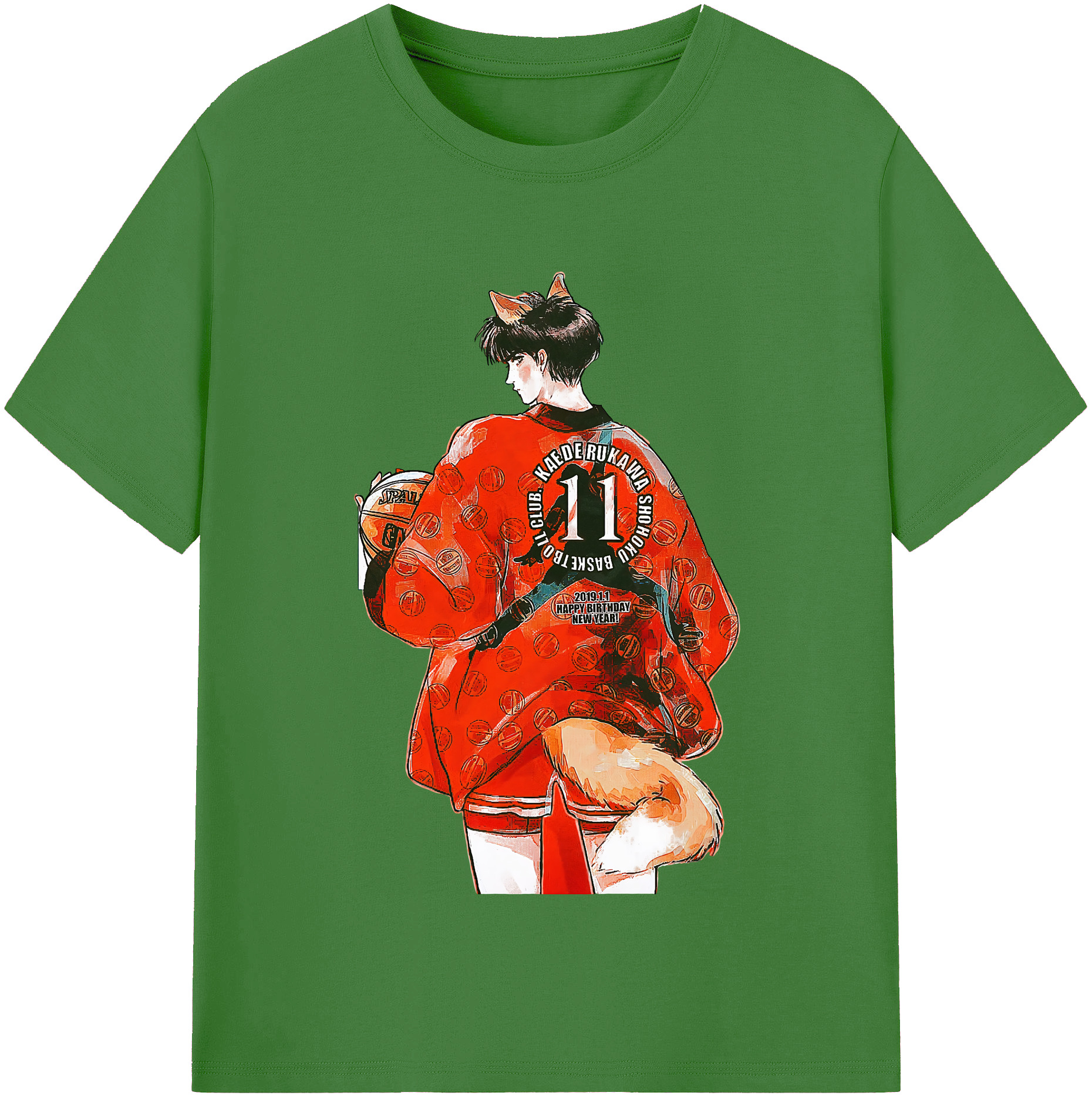 （画像用） SLAM DUNK／スラムダンク レディースカジュアルプリントTシャツ（綿100％）